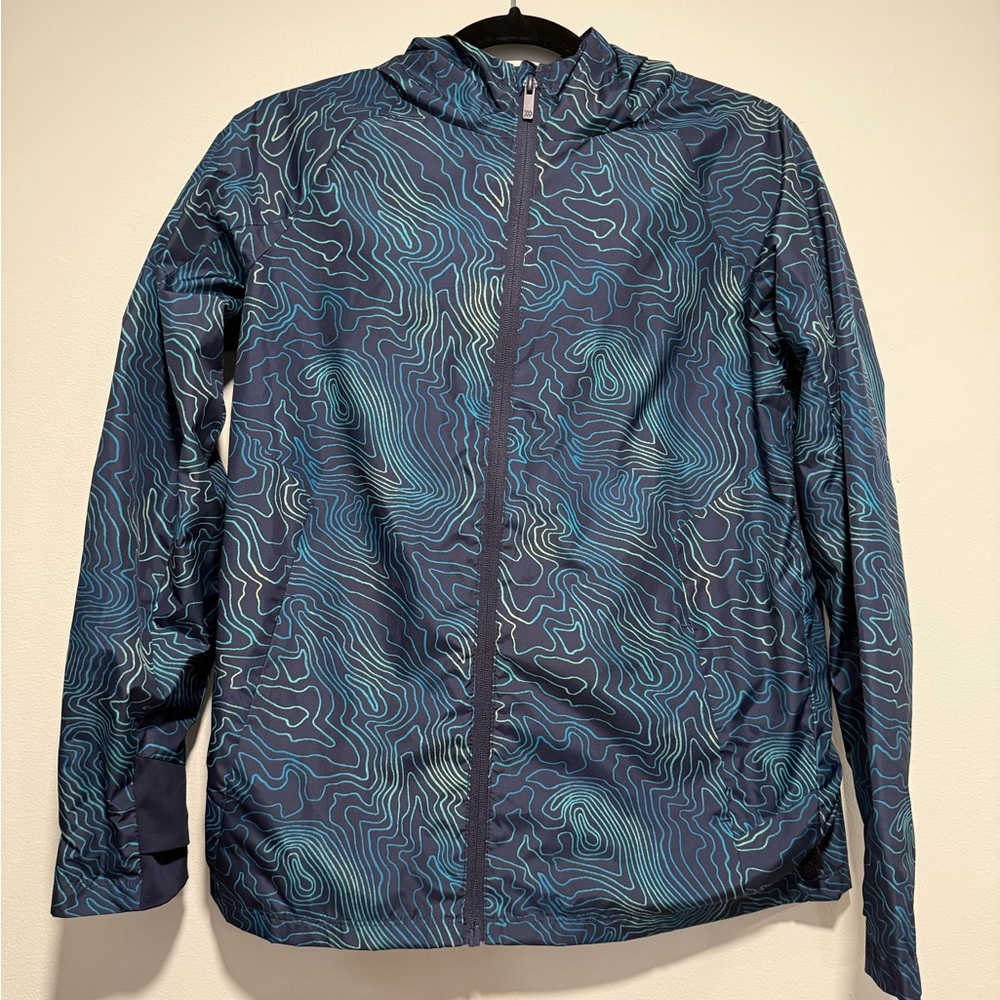 All in Motion Navy and Aqua Jacket